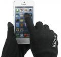 Перчатки iGlove для сенсорных экранов (черные, акриловые)